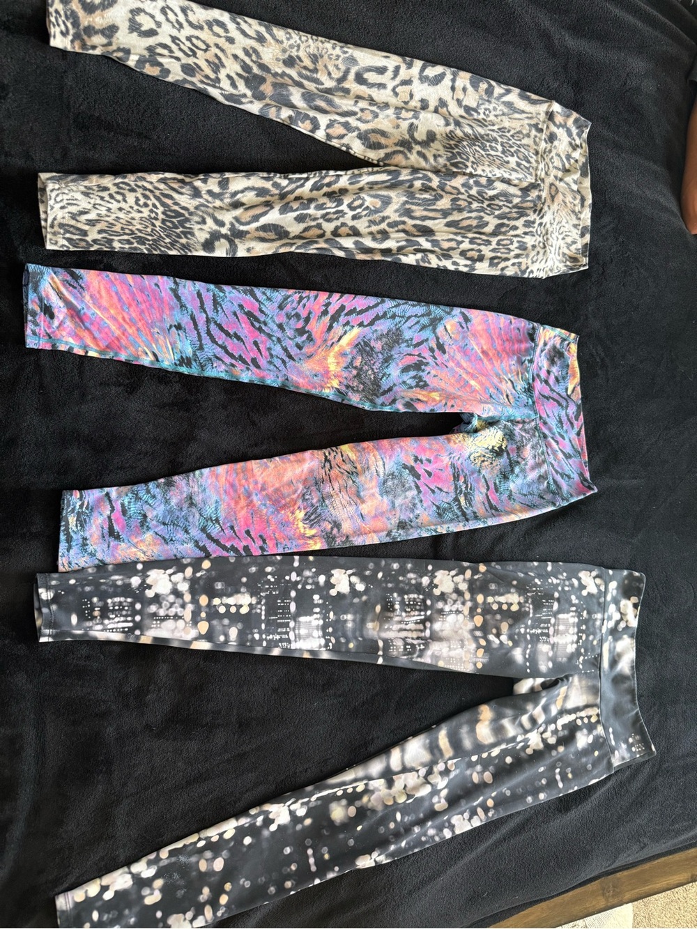 Liquido Multicolor Tie-Dye & Animal Print Leggings Set